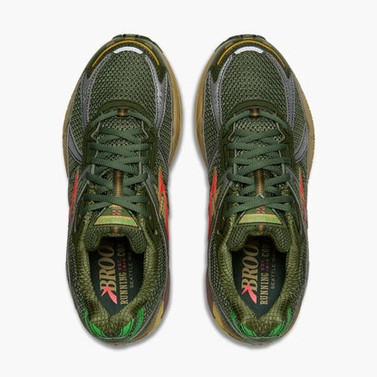 Bronze Green/Raffia/Coral